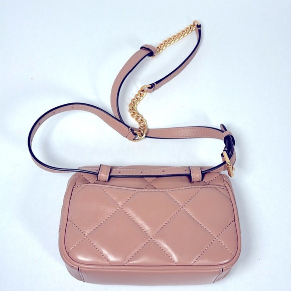 Tory Burch Belt Bag Blush Pink Leather Gold Tone Hardware - Picture 2 of 7